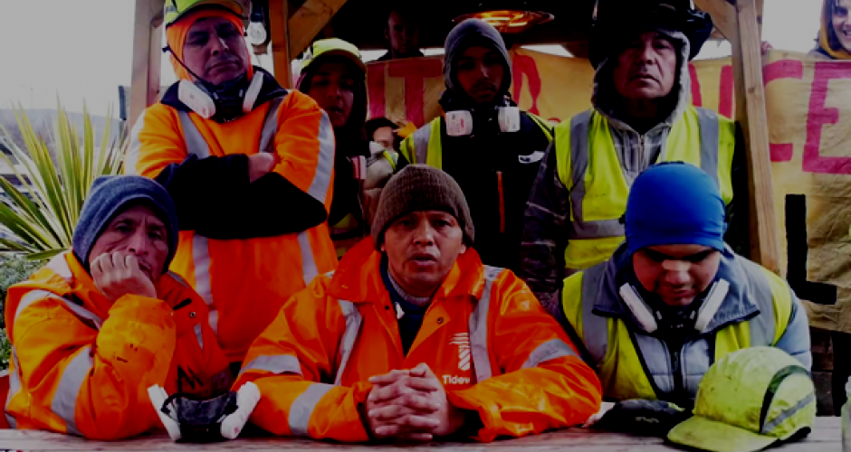 7 recycling plant workers in london