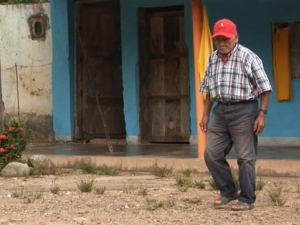 Casanare old men in a village