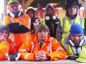 7 recycling plant workers in london